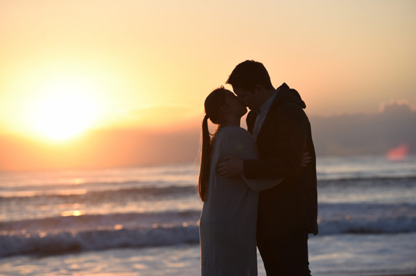 Romantic sunset couple photography Gold Coast